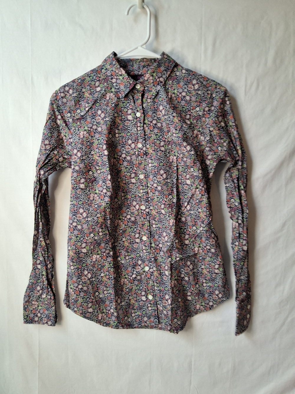 Women’s Floral Button-Front Blouse - Pink Multi